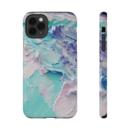 Aqua Abstract Impact-Resistant Phone Case