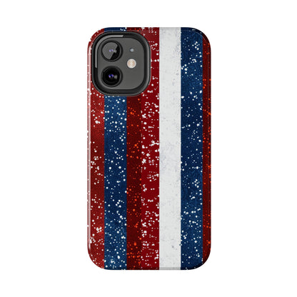 Patriotic Glitter Tough Phone Case