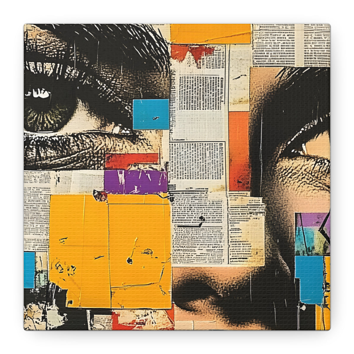 Canvas Wall Art -  Retro Pop Culture woman 4