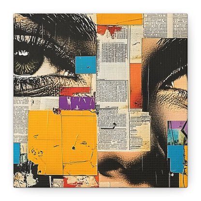 Canvas Wall Art -  Retro Pop Culture woman 4