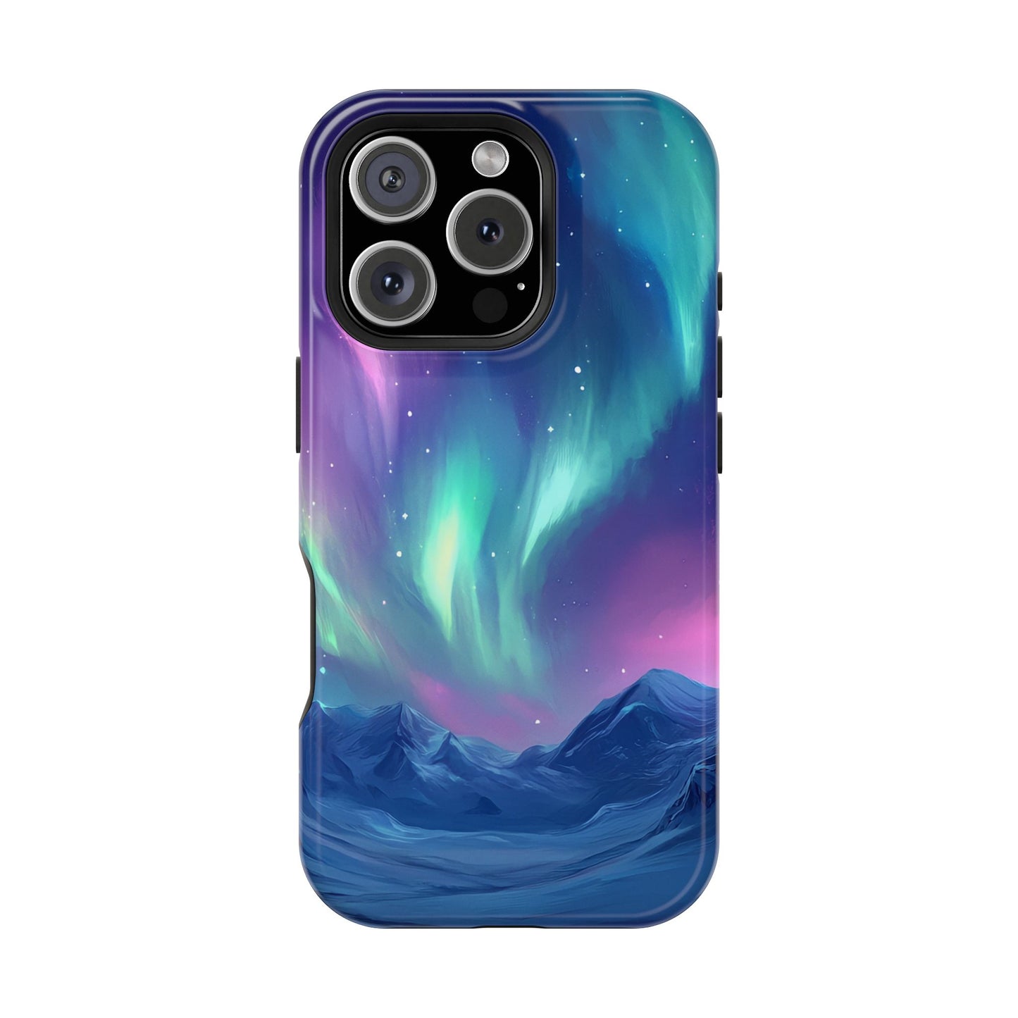 Aurora Borealis Impact-Resistant Phone Case - Colorful Northern Lights Design-2