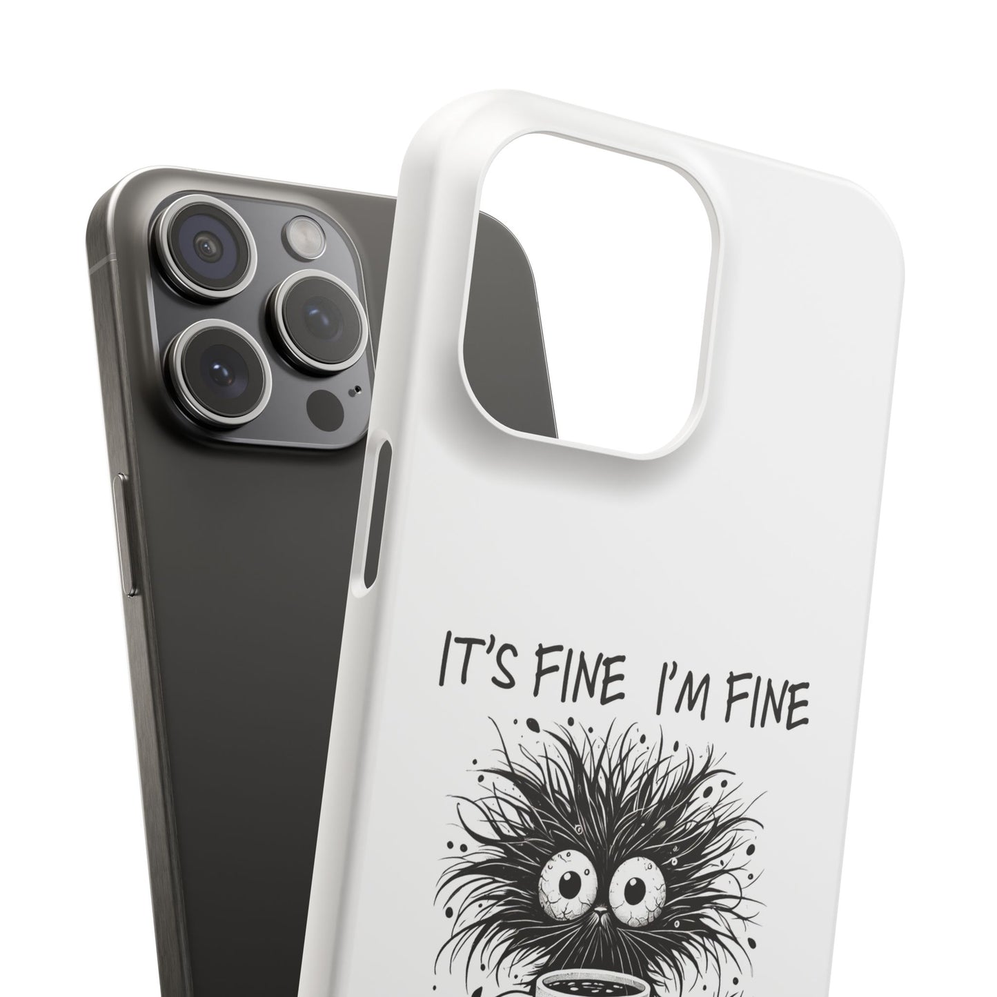 Funny Cat  - Slim phone Case
