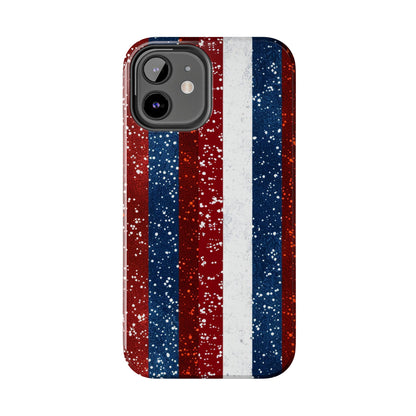 Patriotic Glitter Tough Phone Case