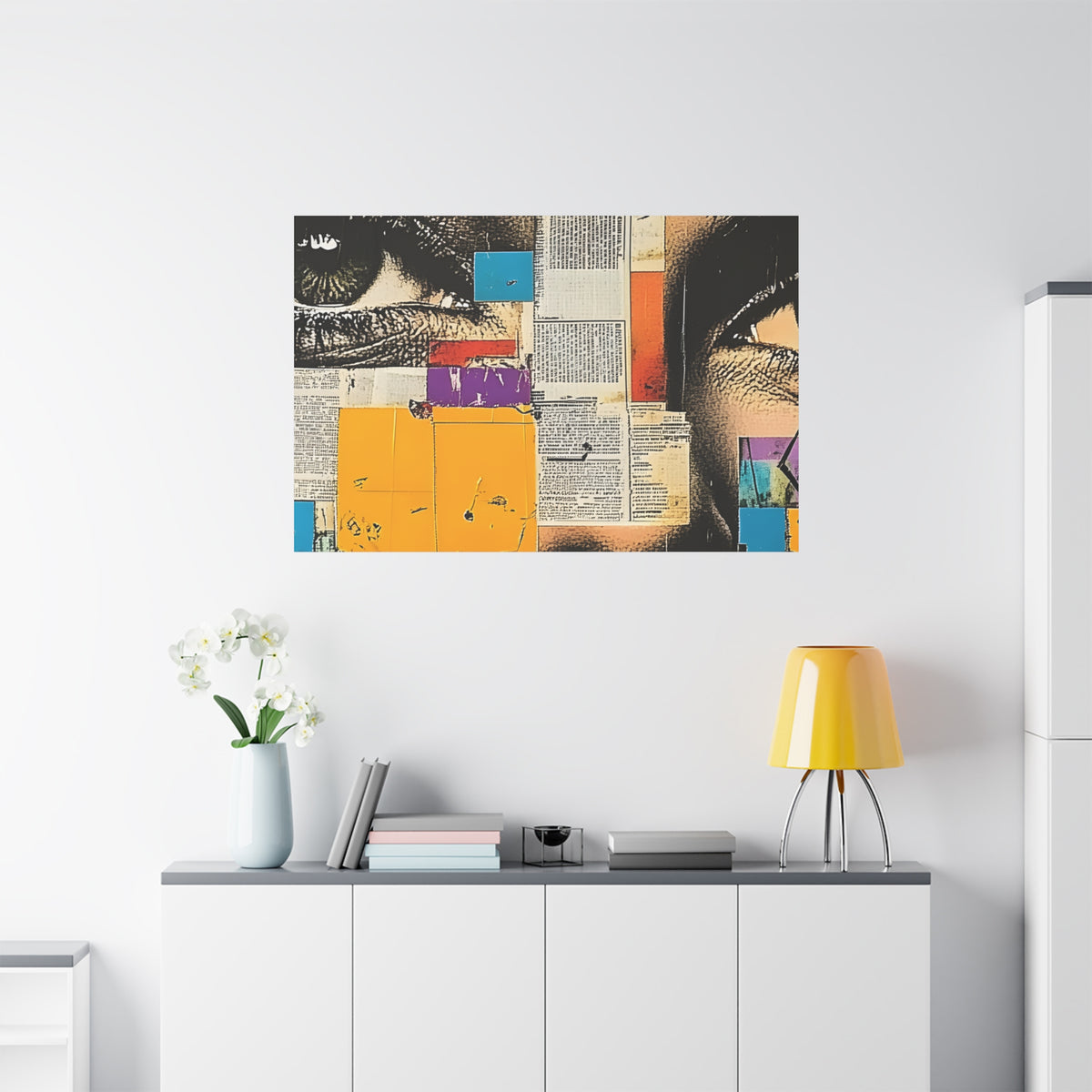 Canvas Wall Art -  Retro Pop Culture woman 4