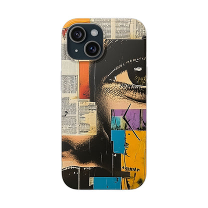 Flexi Phone Case - Retro Pop Culture Woman 3