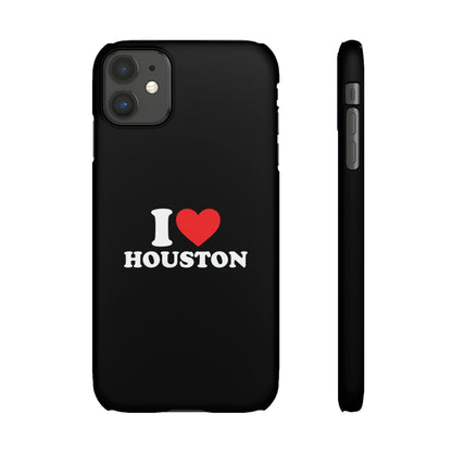 I Love Houston Snap Case Phone Cover