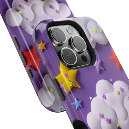 Colorful Cloud & Star Phone Case