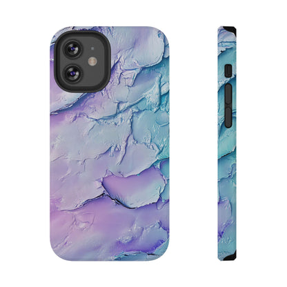Vibrant Impact-Resistant Phone Case - Colorful Texture Design
