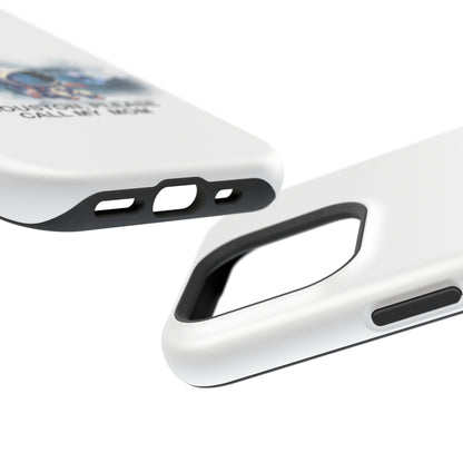 Astronaut Phone Case - "Houston, Please Call My Mom" Impact-Resistant Cover for Space Lovers