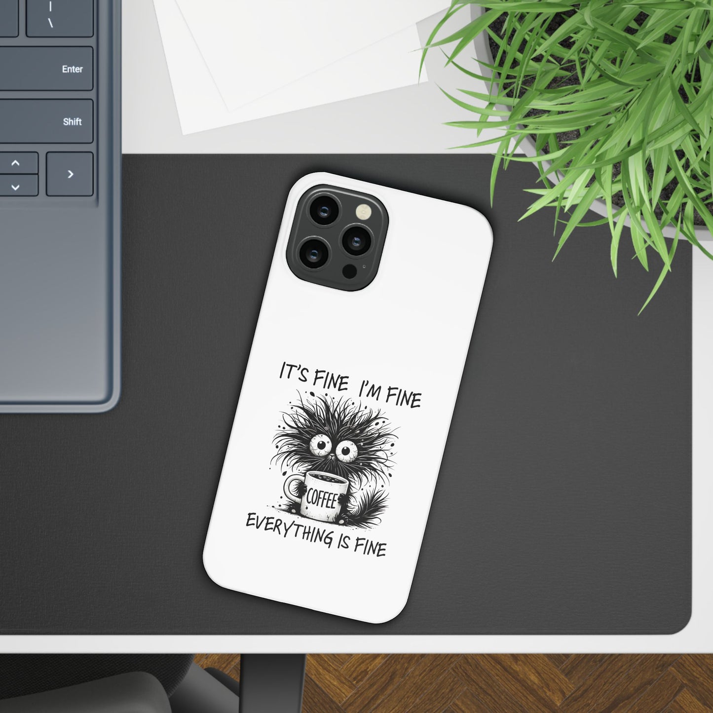 Funny Cat  - Slim phone Case