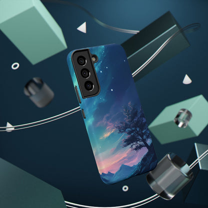 Stunning Galaxy Tree Impact-Resistant Phone Case