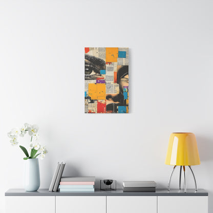 Canvas Wall Art -  Retro Pop Culture woman 4