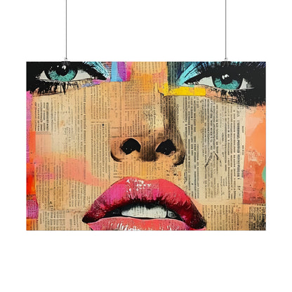 Retro Pop Culture Woman 12 , wall art, Art lovers poster