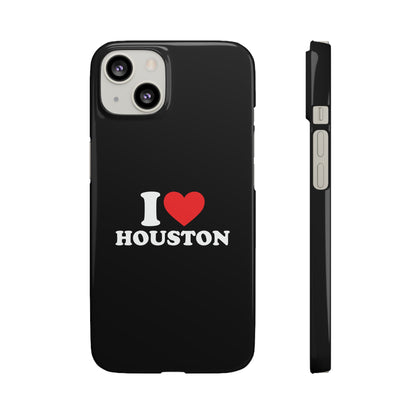 I Love Houston Snap Case Phone Cover
