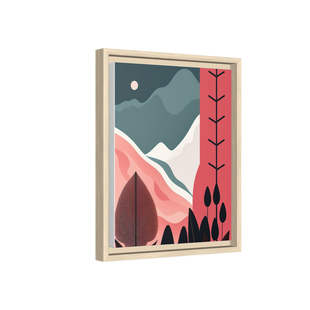 Matte Canvas, Framed (Multi-color)