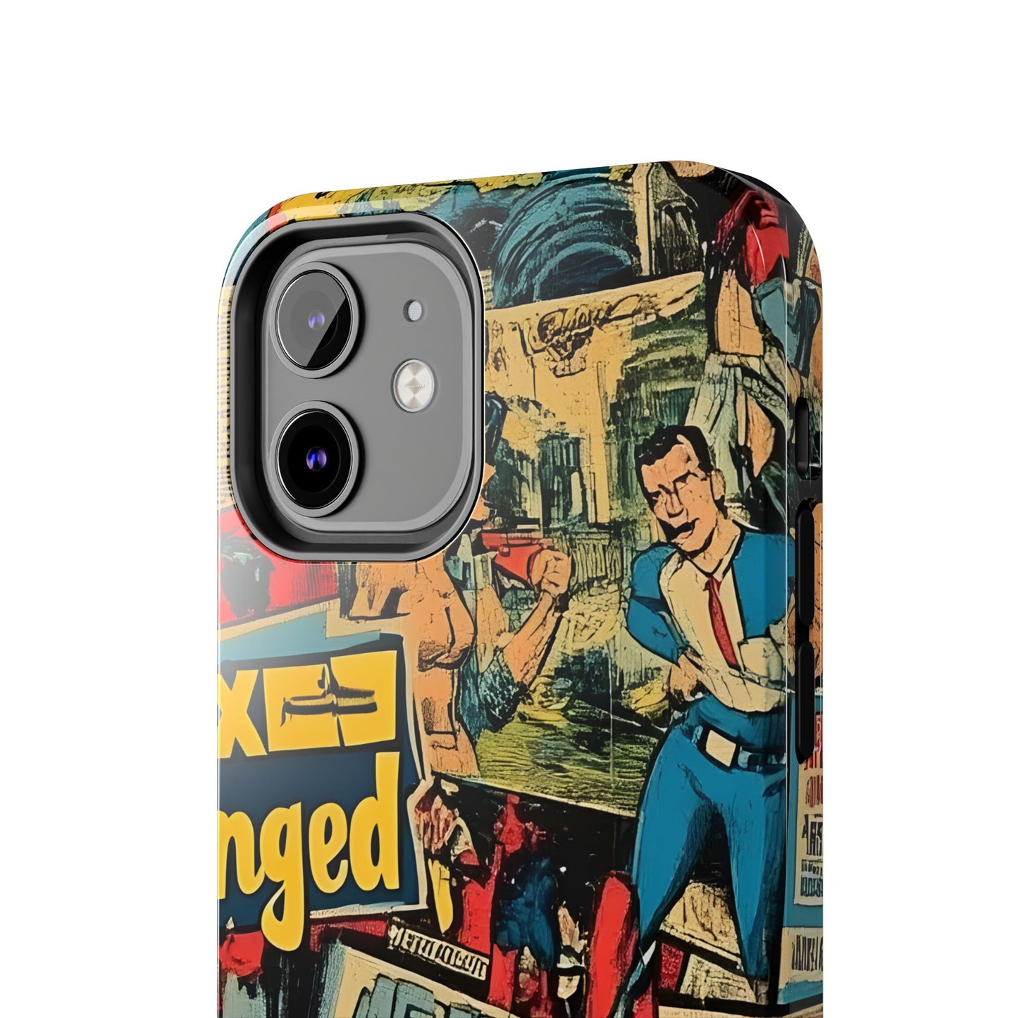 Vintage Comic - Tough Phone Cases, Superhero Phone Covers