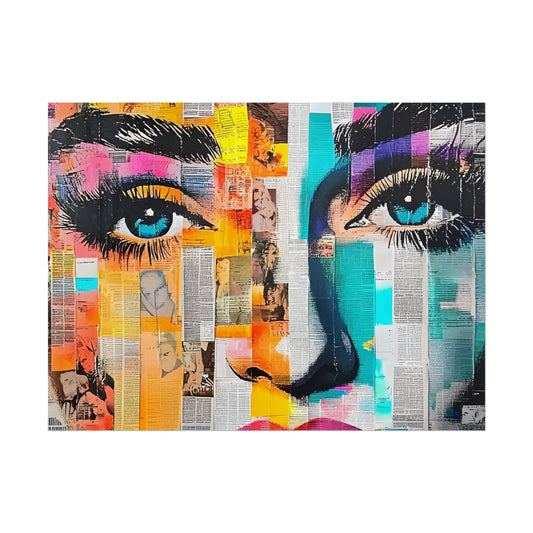 Retro Pop Culture Woman 6-Vibrant Art Wall Decor