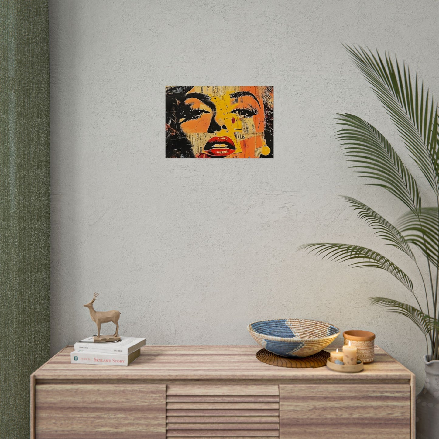 Wall Art Poster - Retro Pop Culture Woman 16, Comic Book Style