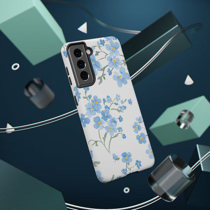 Blue Flower Design Floral Phone Case