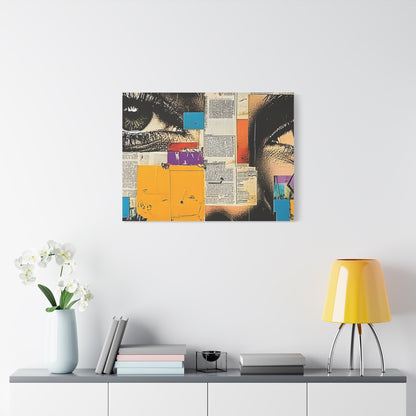 Canvas Wall Art -  Retro Pop Culture woman 4