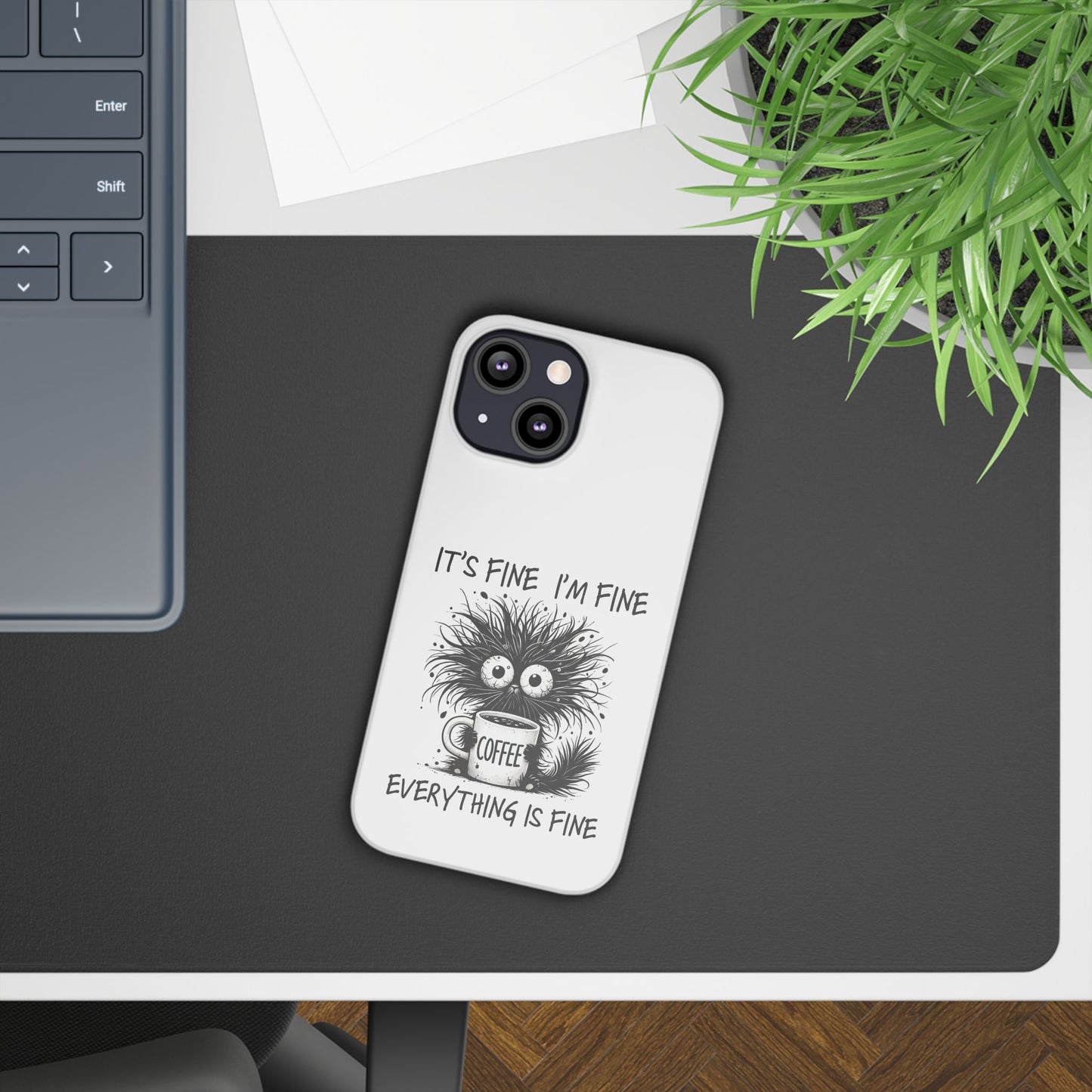 Funny Cat  - Slim phone Case