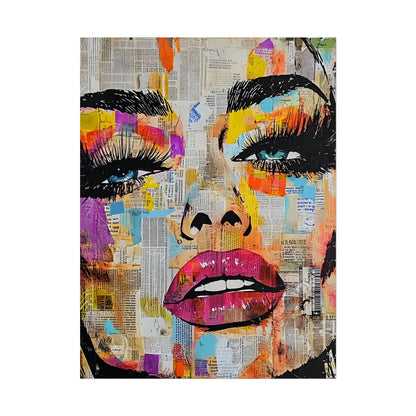 Pop Culture Woman 1 -Vibrant Art Prints,  Fashion Poster,