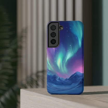 Aurora Borealis Impact-Resistant Phone Case - Colorful Northern Lights Design-2