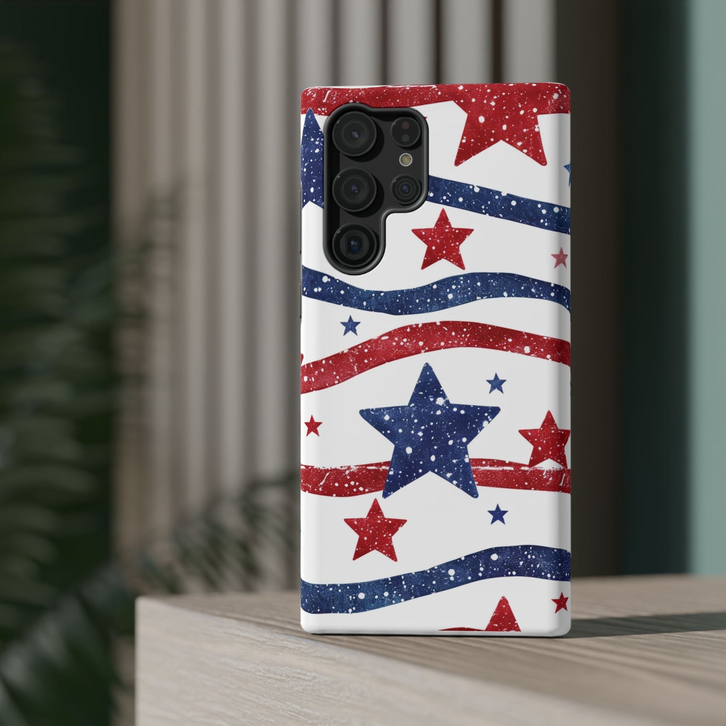 Stars & Stripes Design Impact-Resistant Phone Case