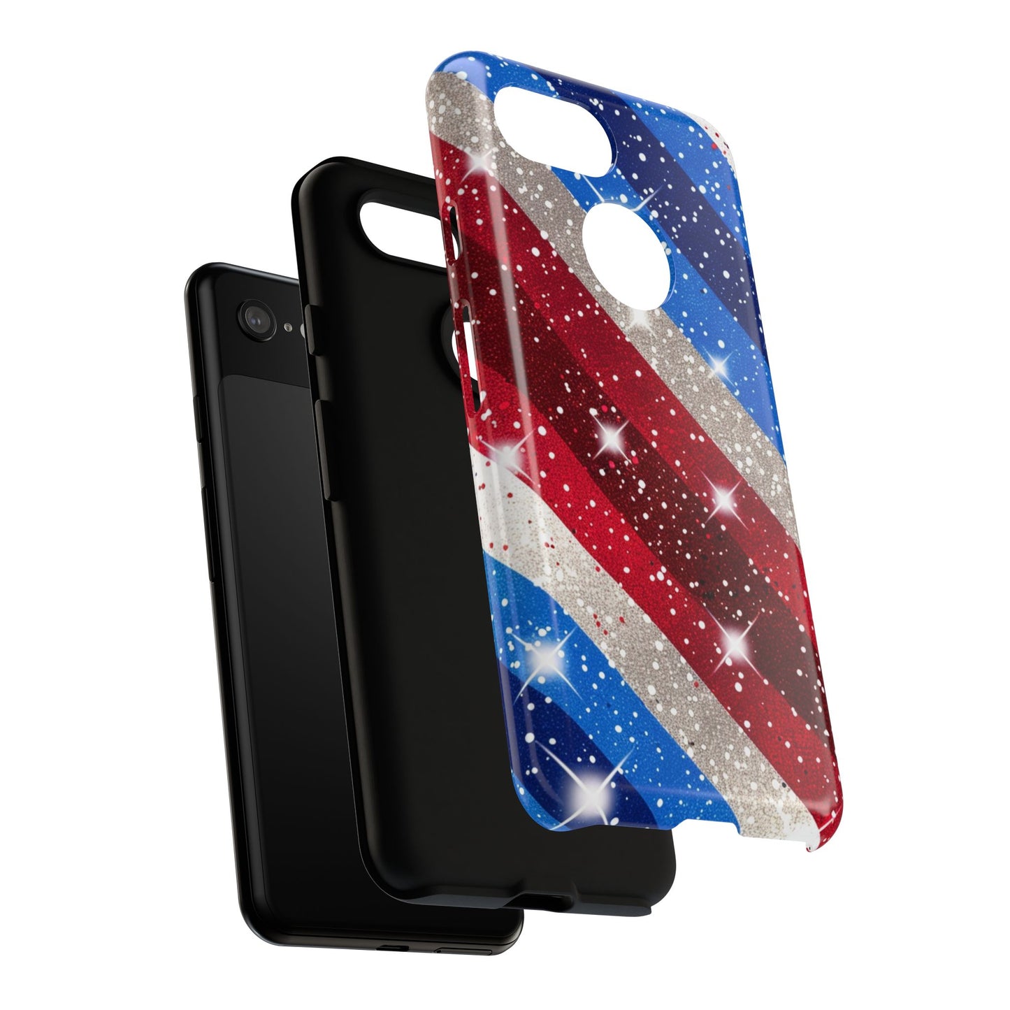 Glittery Patriotic Phone Case - Tough Cases