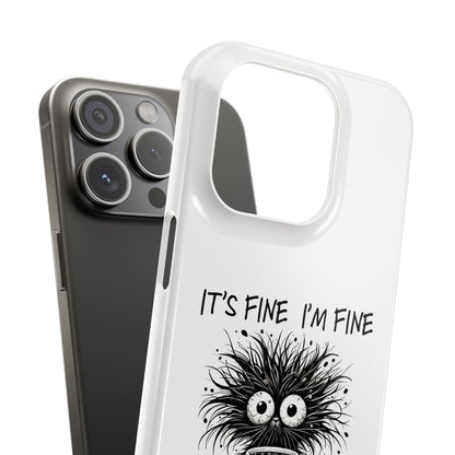 Funny Cat  - Slim phone Case