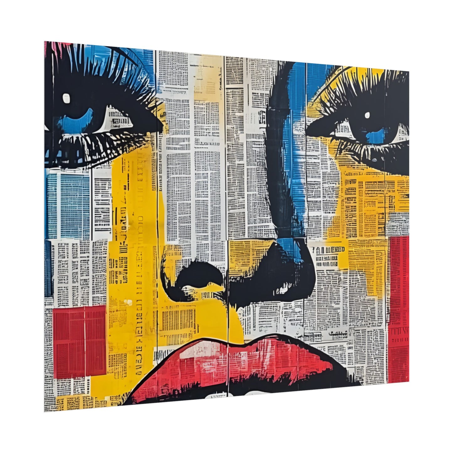 Poster Wall Art - Retro Pop Culture Woman 18 Comic Book Style