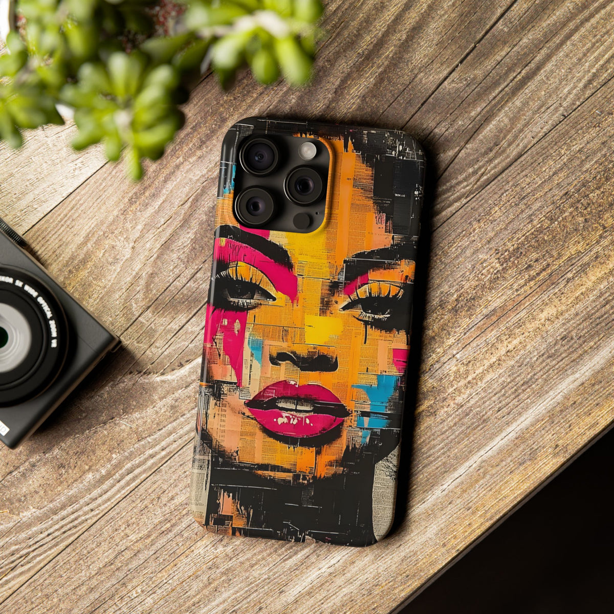 Retro Pop Culture Woman 1 - Phone Case
