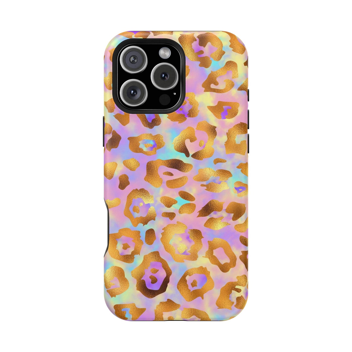 Leopard Print Impact-Resistant Phone Case