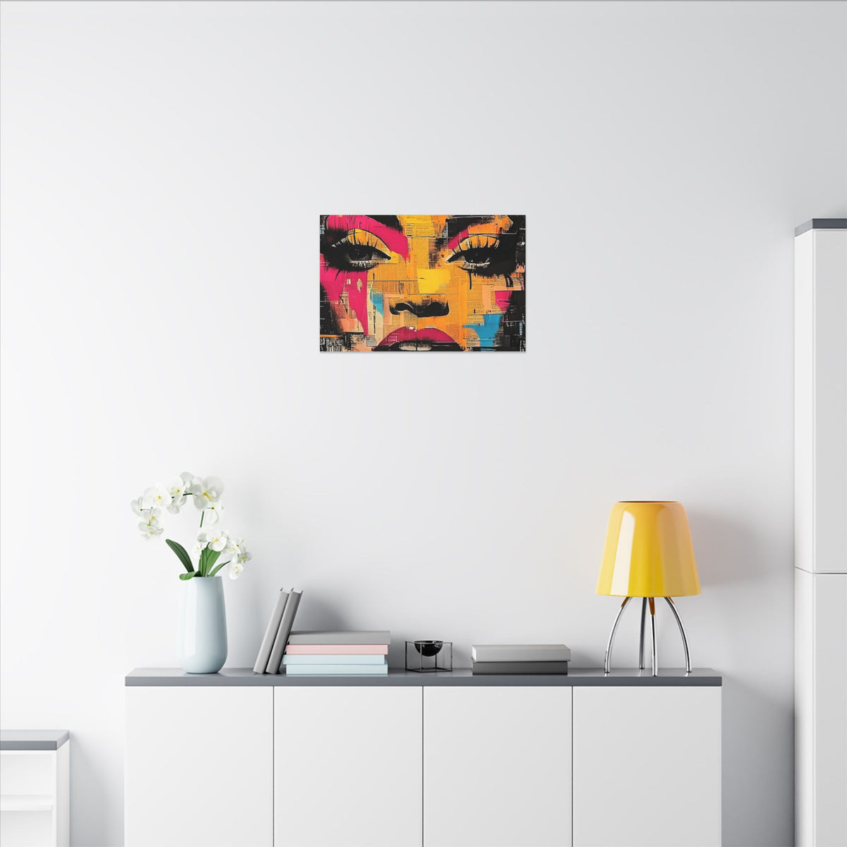 Canvas Wall Art - Retro Pop Culture Women 1