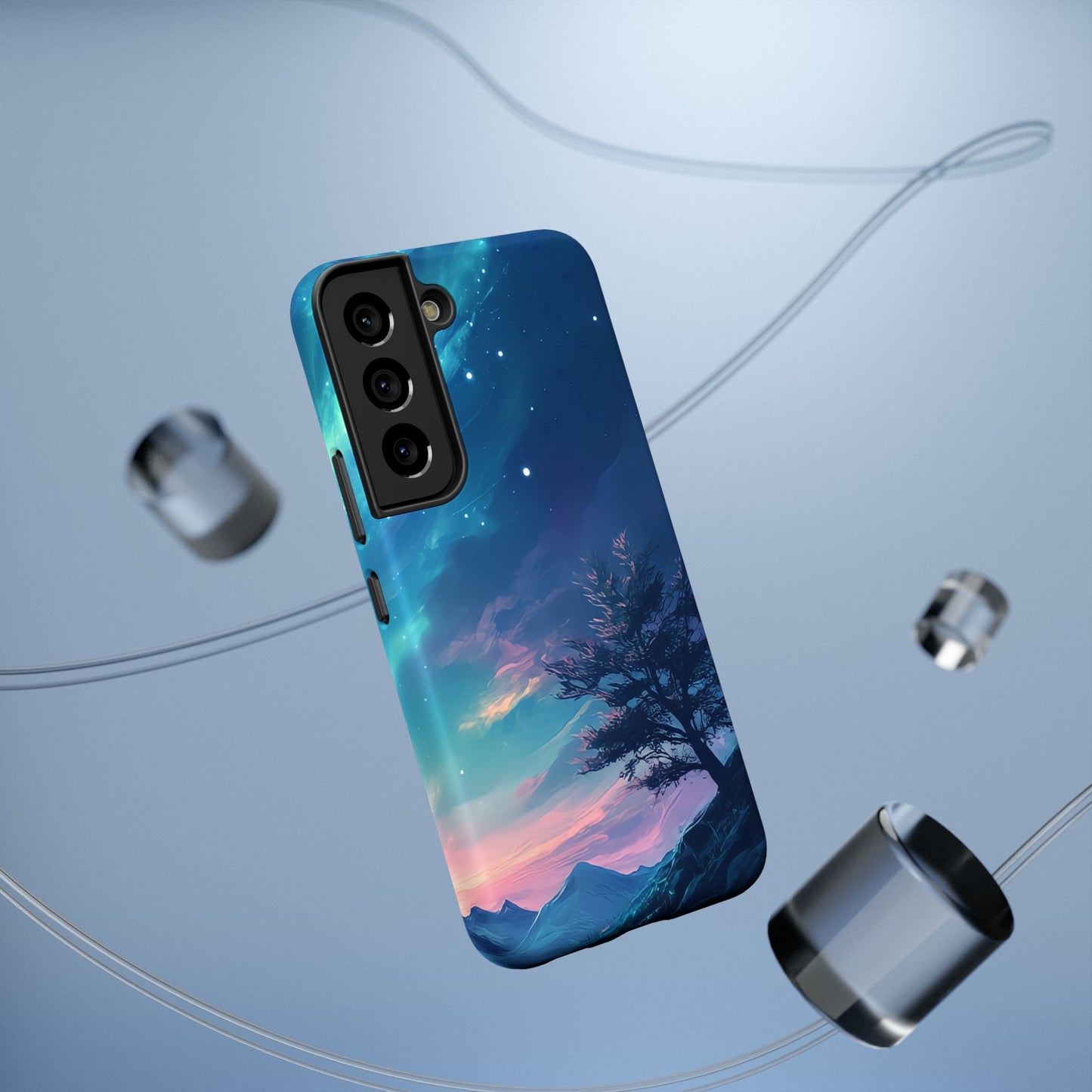 Stunning Galaxy Tree Impact-Resistant Phone Case