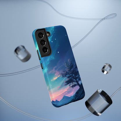 Stunning Galaxy Tree Impact-Resistant Phone Case