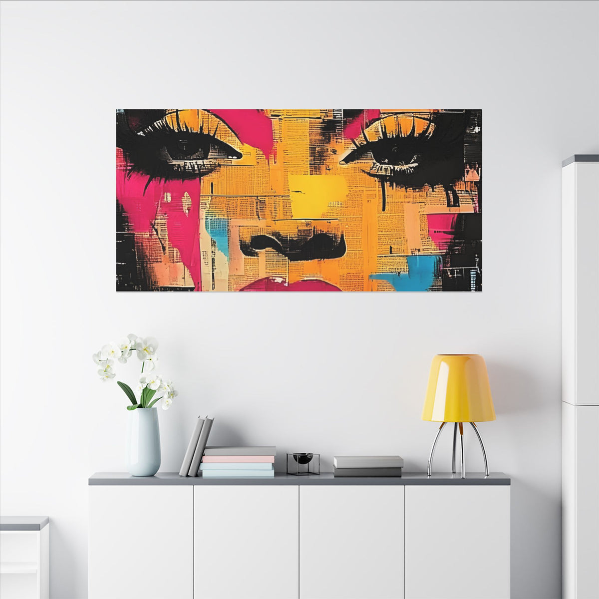 Canvas Wall Art - Retro Pop Culture Women 1