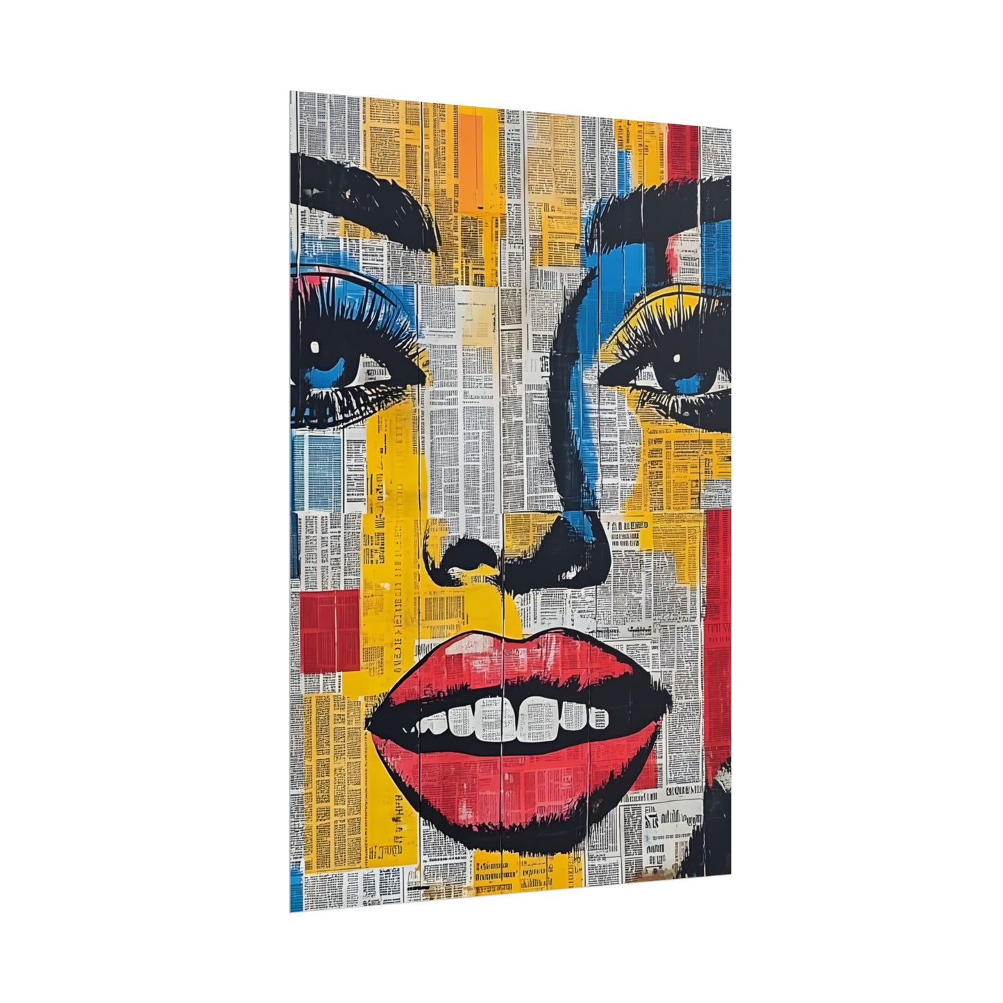 Poster Wall Art - Retro Pop Culture Woman 18 Comic Book Style