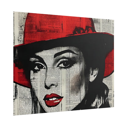 Retro Pop Culture woman 4 - Vintage poster, Wall Art