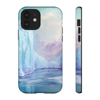 Artistic Phone Case with Iceberg Design