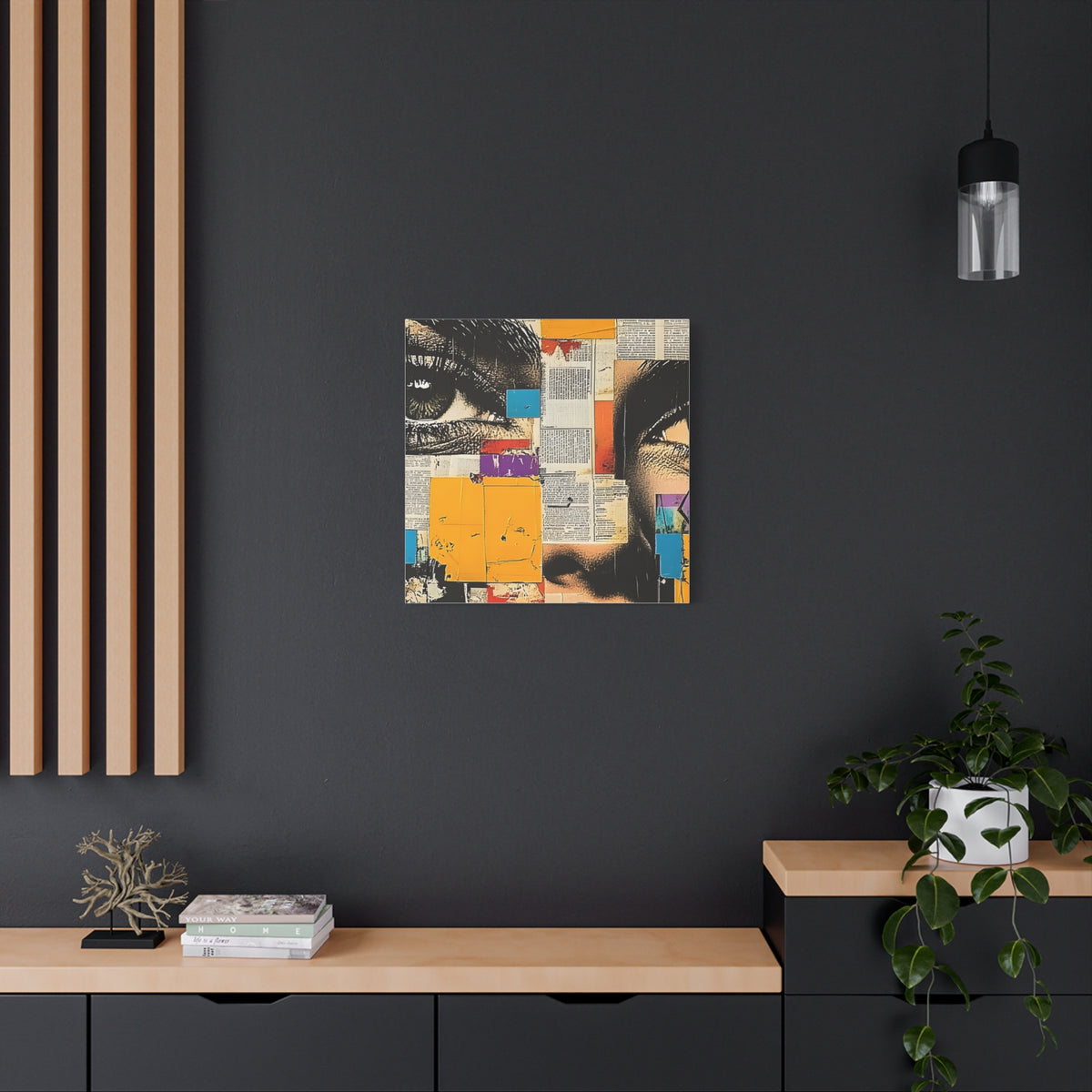 Canvas Wall Art -  Retro Pop Culture woman 4