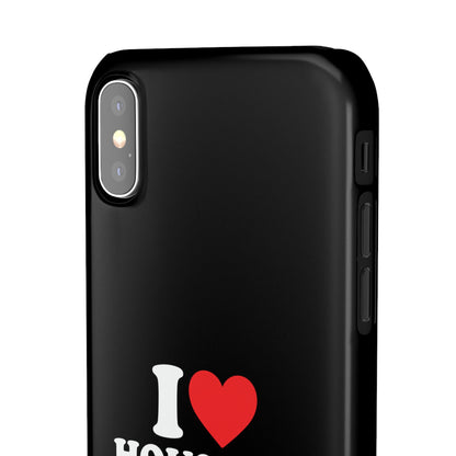 I Love Houston Snap Case Phone Cover