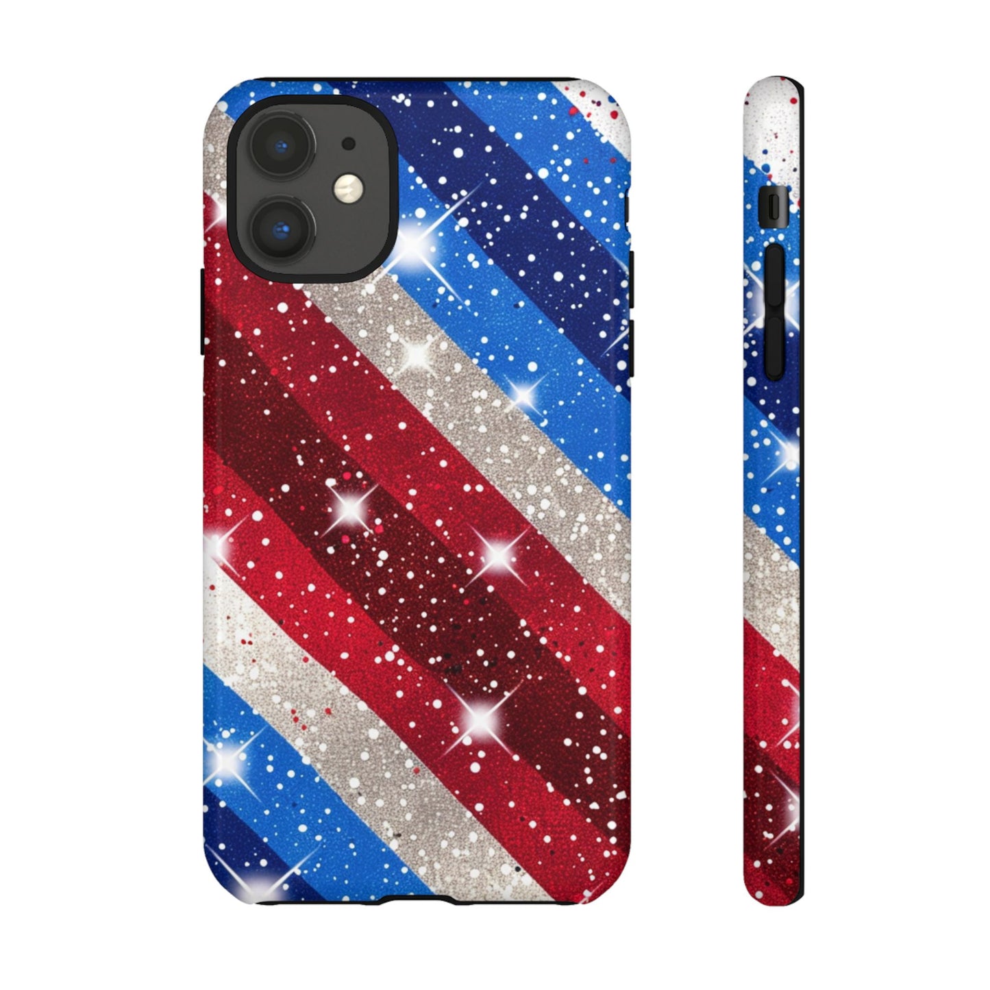 Glittery Patriotic Phone Case - Tough Cases