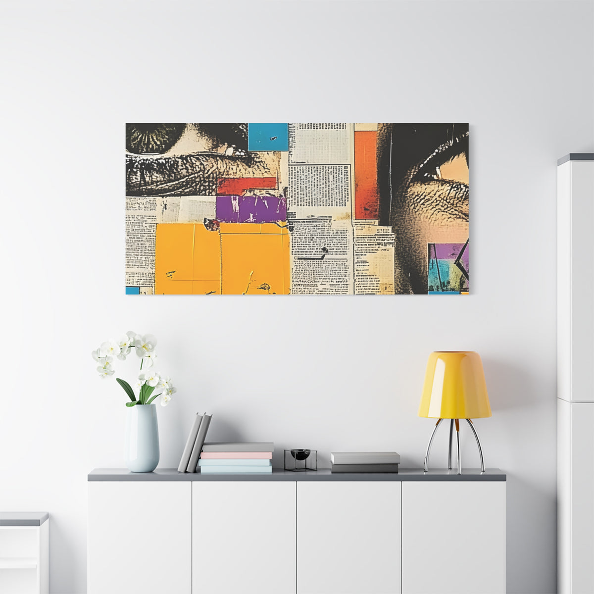 Canvas Wall Art -  Retro Pop Culture woman 4