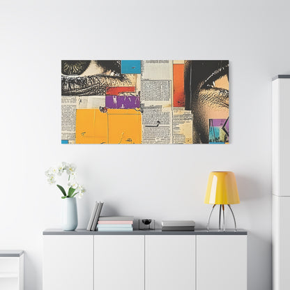 Canvas Wall Art -  Retro Pop Culture woman 4