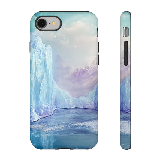 Artistic Phone Case with Iceberg Design