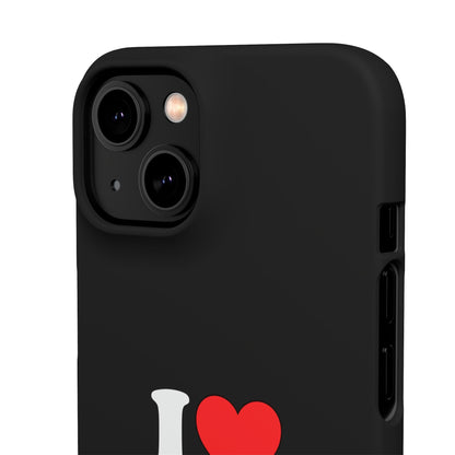 I Love Houston Snap Case Phone Cover