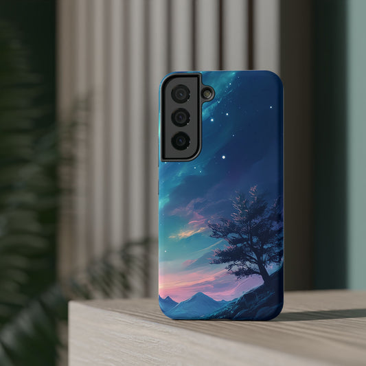 Stunning Galaxy Tree Impact-Resistant Phone Case
