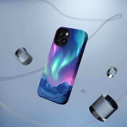 Aurora Borealis Impact-Resistant Phone Case - Colorful Northern Lights Design-2