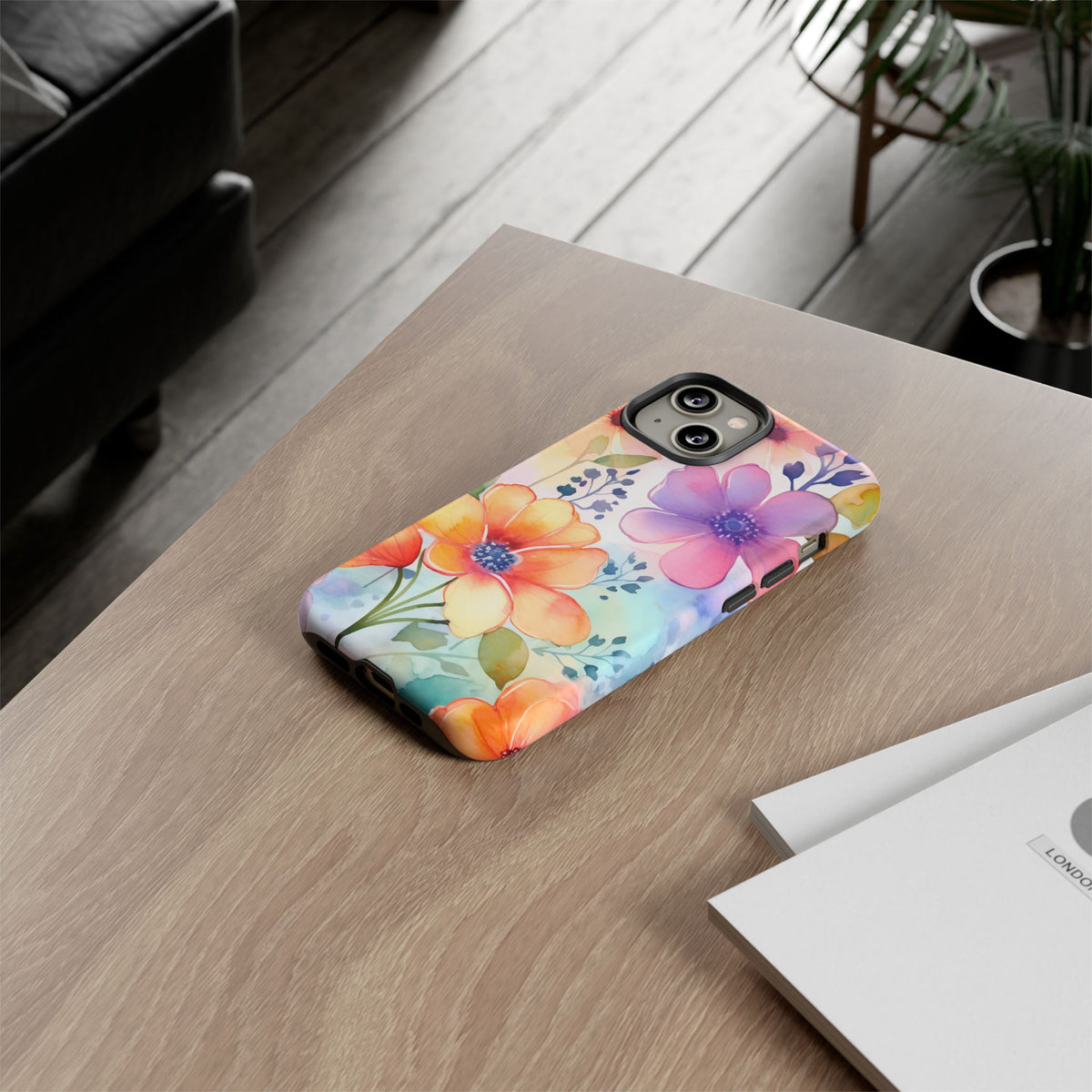 Phone Case - Spring Flower Watercolor Tough Case